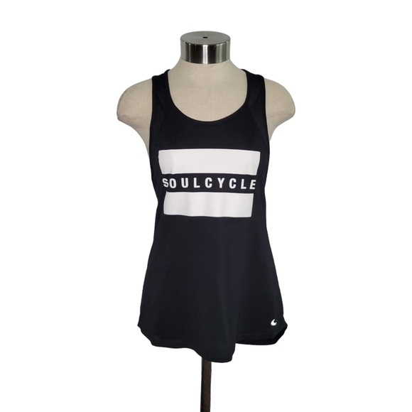 Nike x Soulcycle Black Lightweight Mesh Dri-Fit Racerback Tank Top Women's S - Picture 1 of 7